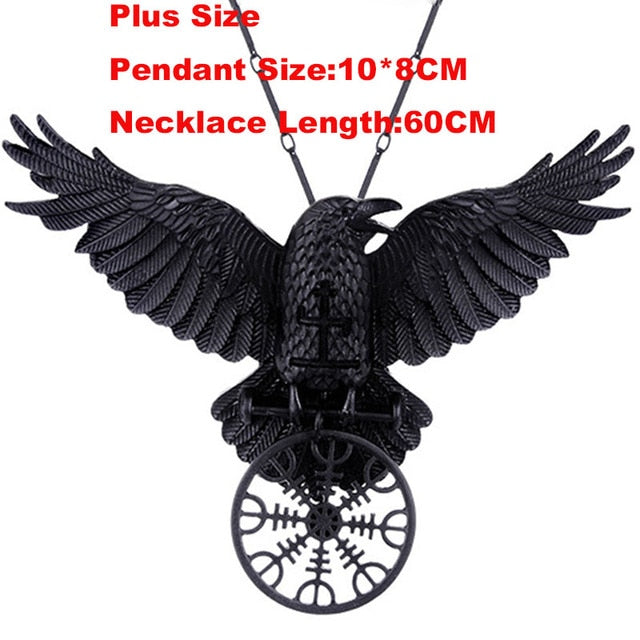 Ægishjálmr Raven Hair Clip