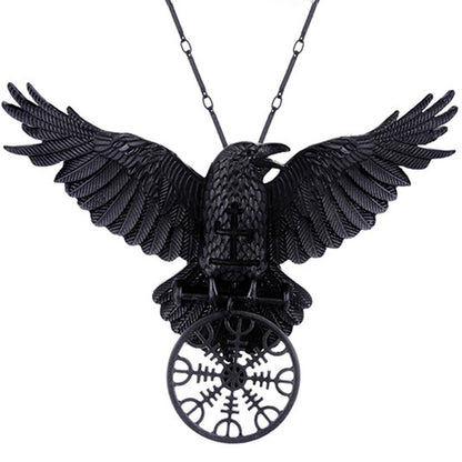 Ægishjálmr Raven Hair Clip
