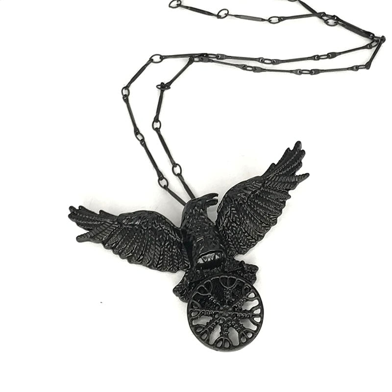 Ægishjálmr Raven Hair Clip