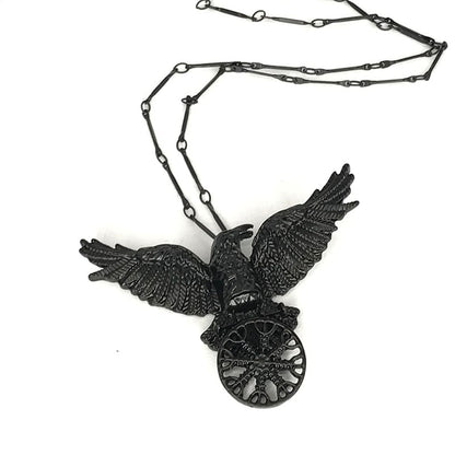 Ægishjálmr Raven Hair Clip